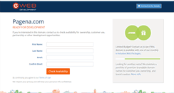 Desktop Screenshot of pagena.com